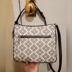 Spade Flower Large Swingpack Crossbody